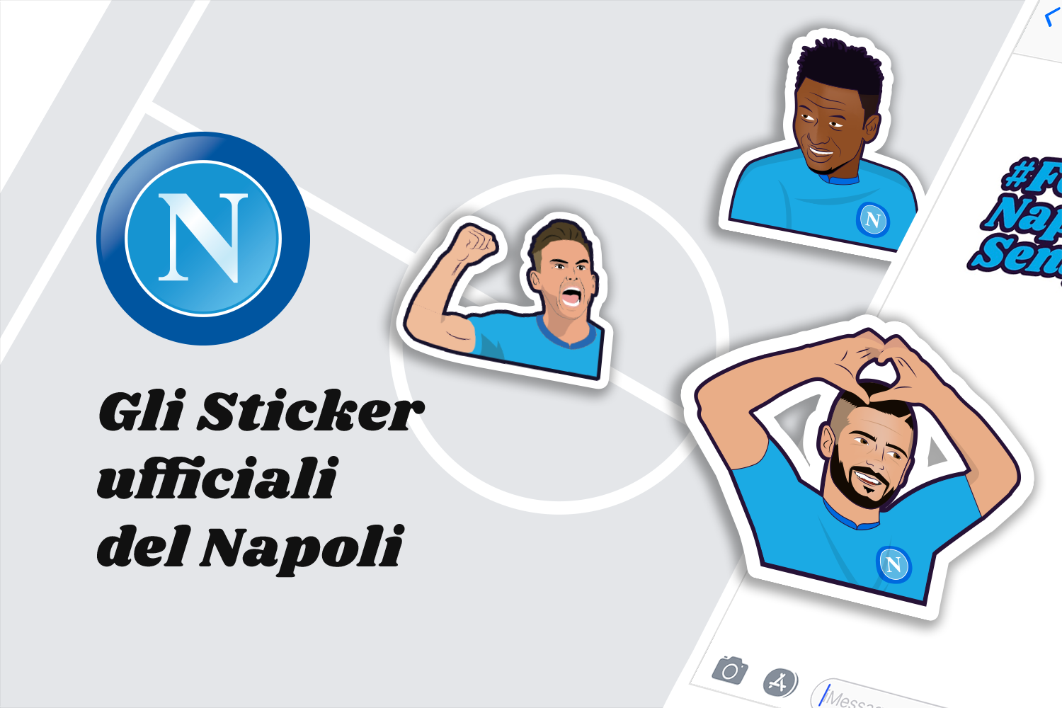 SSC Napoli Sticker - IQUII Sport per il Fan Engagement azzurro